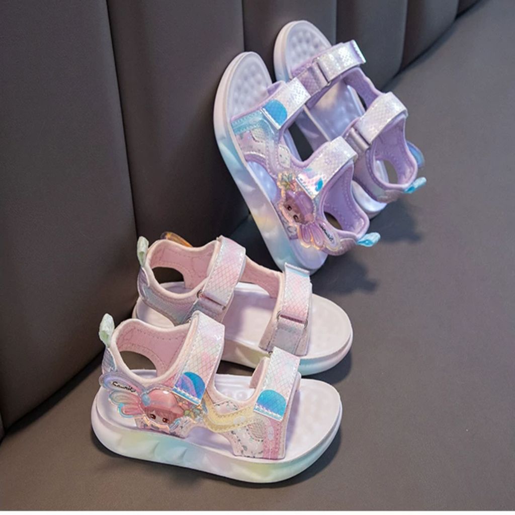 خرید اینترنتی قیمت صندل دخترانه بچگانه طرح Girl برند Kids کد 032901