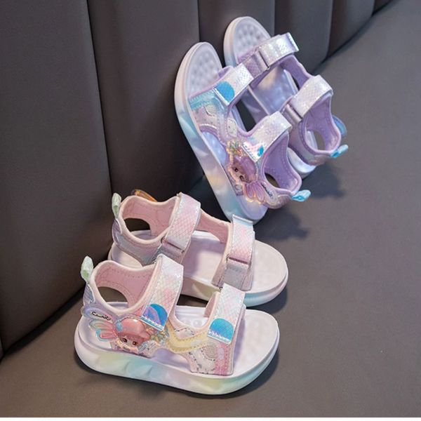 صندل دخترانه بچگانه طرح Girl برند Kids کد 032901