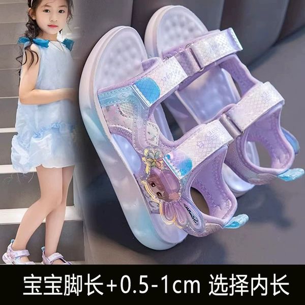 صندل دخترانه بچگانه طرح Girl برند Kids کد 032901