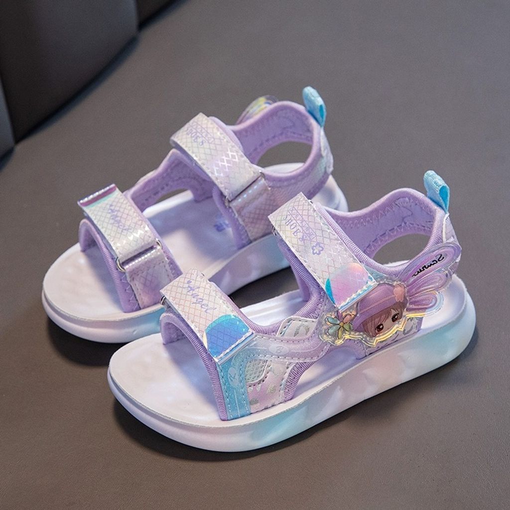 خرید اینترنتی قیمت صندل دخترانه بچگانه طرح Girl برند Kids کد 032901