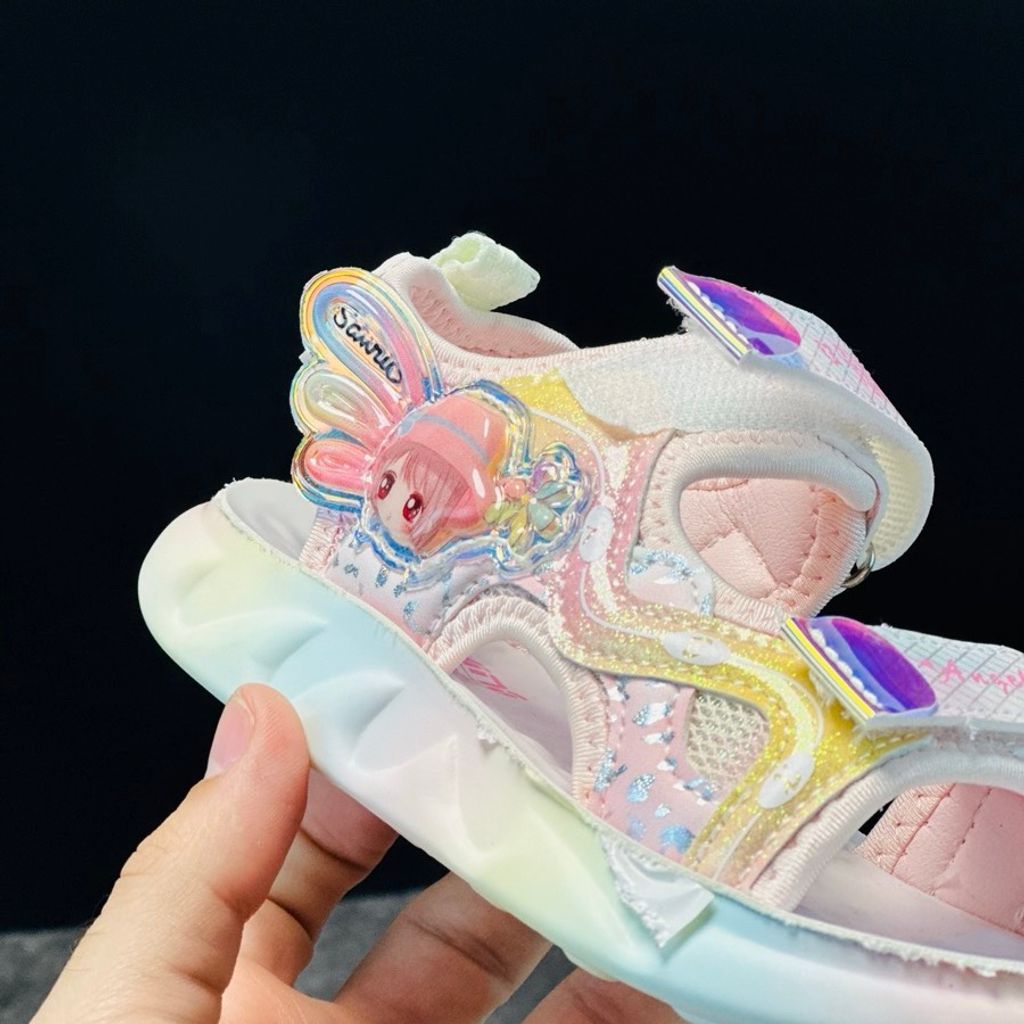 خرید اینترنتی قیمت صندل دخترانه بچگانه طرح Girl برند Kids کد 032901