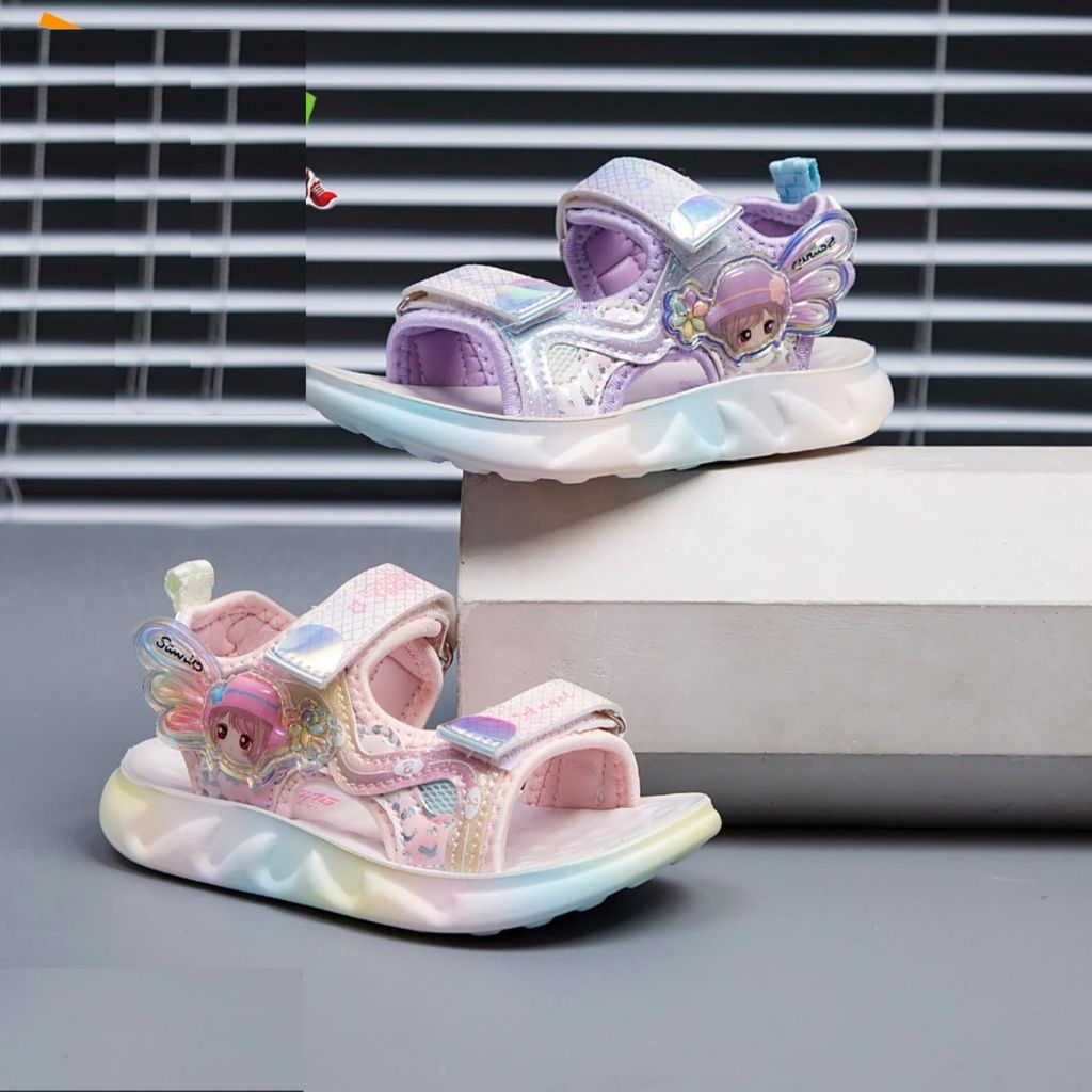 خرید آنلاین صندل دخترانه بچگانه وارداتی طرح Girl برند Kids کد 032901