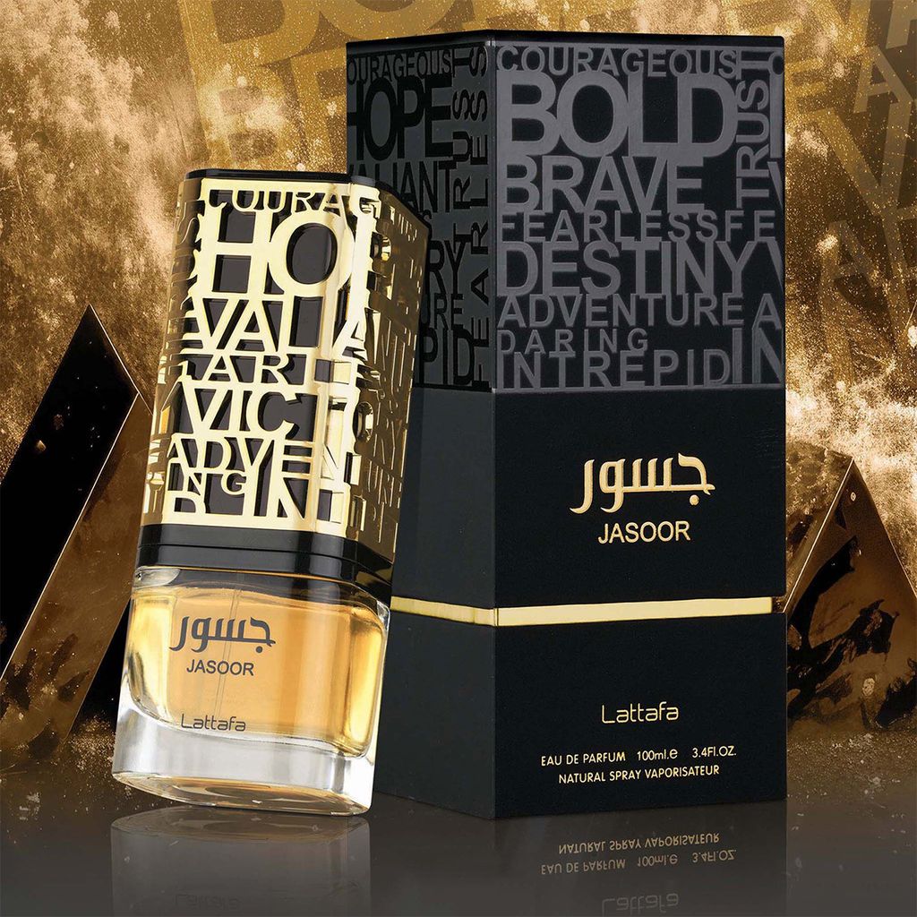 خرید اینترنتی عطر ادکلن زنانه لطافه جسور (Lattafa Jasoor) - ماندگاری و پخش بو بسیار عالی - عطری خاص و زیبا - توضیحات بسیار مهم حتما مطالعه شود