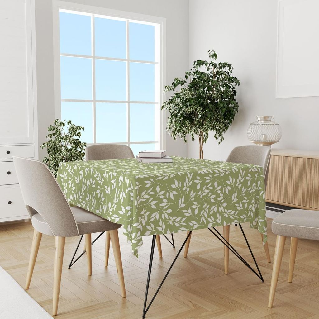 خرید آنلاین مخمل روتختی پارچه باما طرح گل و برگ کد 5012327