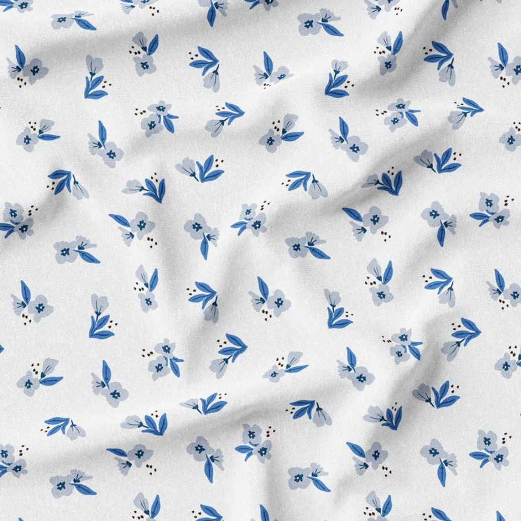 فروش اینترنتی مخمل روتختی پارچه باما طرح گل و برگ کد 5012335