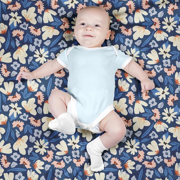 پارچه مخمل روبالشی طرح گل و برگ کد 5012338