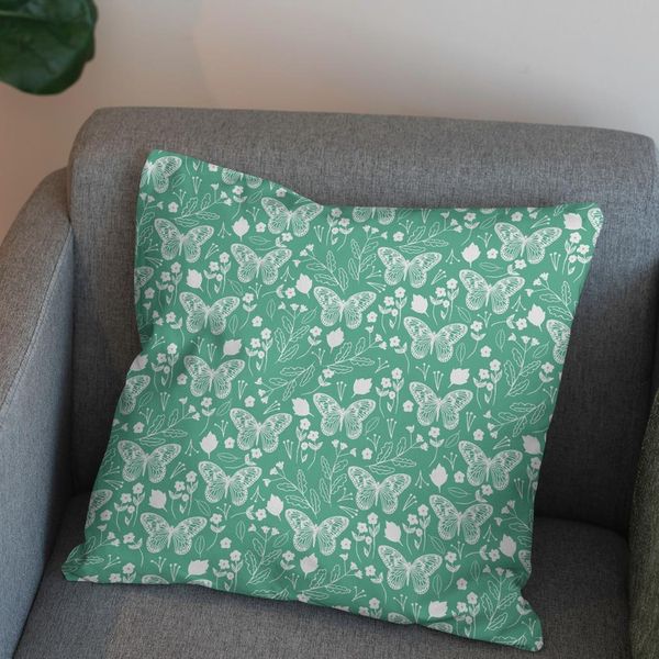 پارچه مخمل طرح گل و برگ کد 5012340