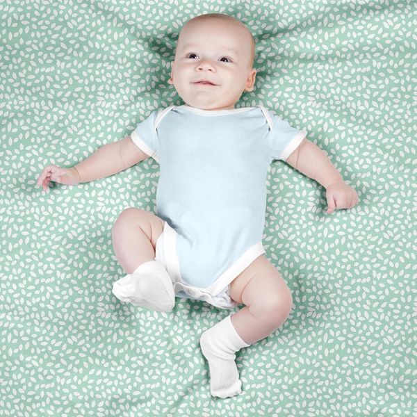 مخمل روتختی طرح گل و برگ کد 5012343