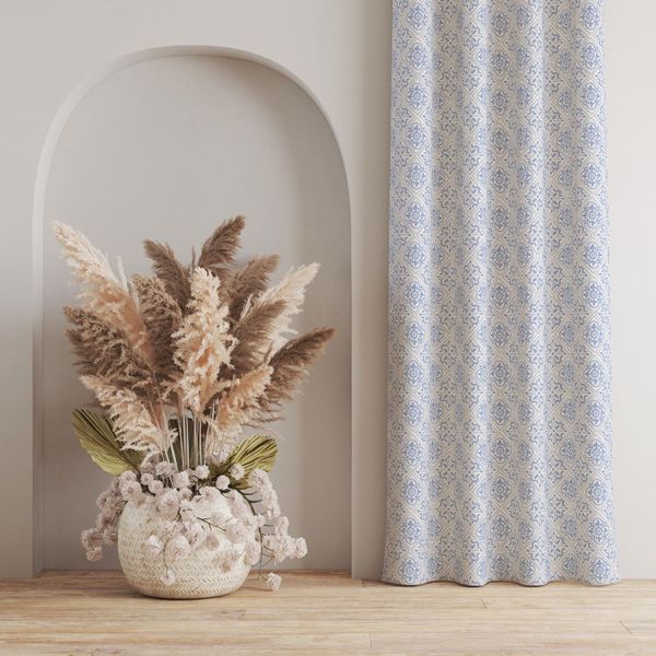 پارچه مخمل طرح گل و برگ کد 5012344