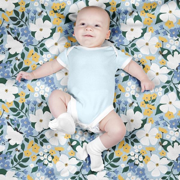 پارچه مخمل طرح گل و برگ کد 5012348