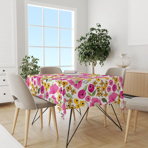 پارچه مخمل طرح گل و برگ کد 5012352