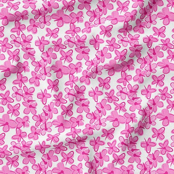 پارچه مخمل پورشه طرح گل و برگ کد 5012357