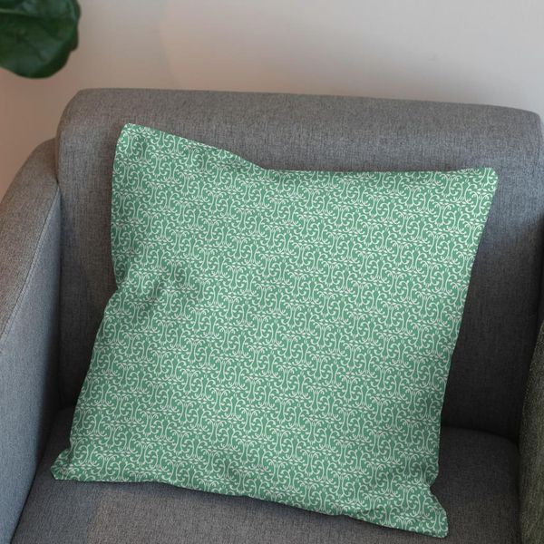 پارچه مخمل پورشه طرح گل و برگ کد 5012369