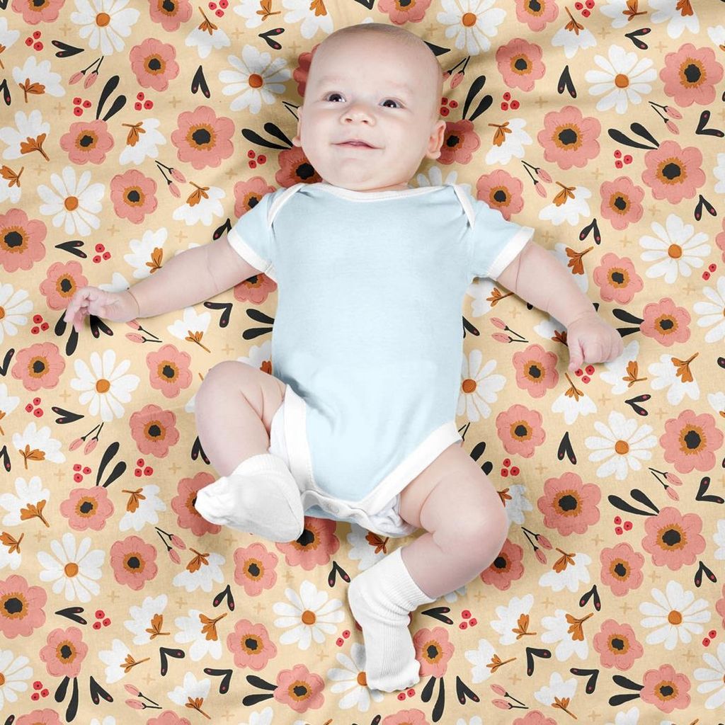 فروش اینترنتی پارچه مخمل پورشه پارچه باما طرح گل و برگ کد 5012385