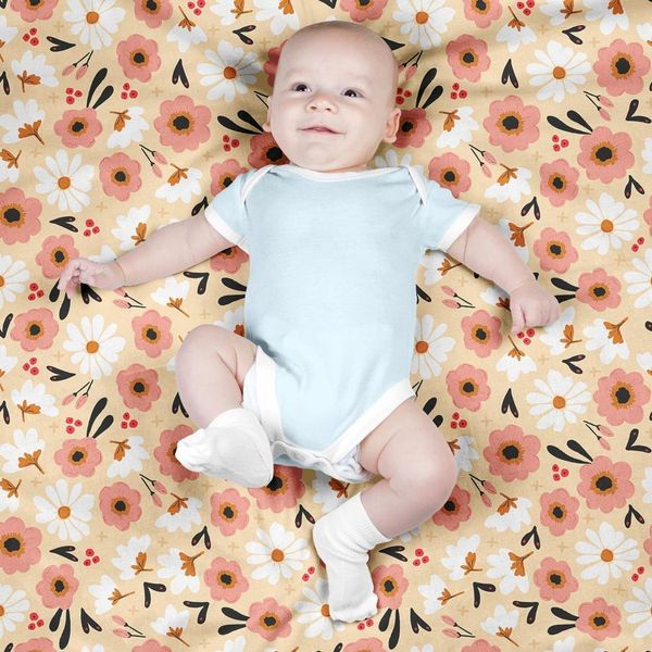 پارچه مخمل پورشه طرح گل و برگ کد 5012385