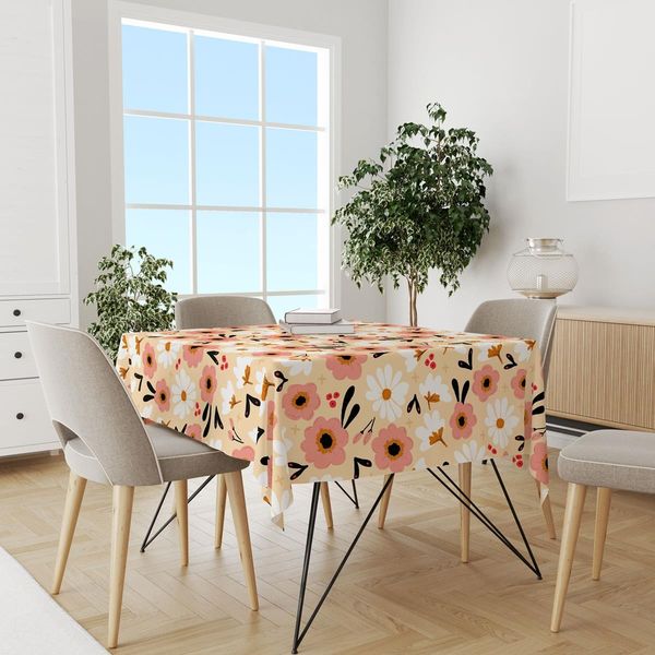 پارچه مخمل پورشه طرح گل و برگ کد 5012385