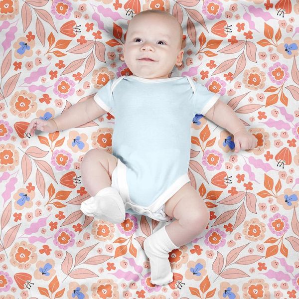 پارچه مخمل پورشه طرح گل و برگ کد 5012389