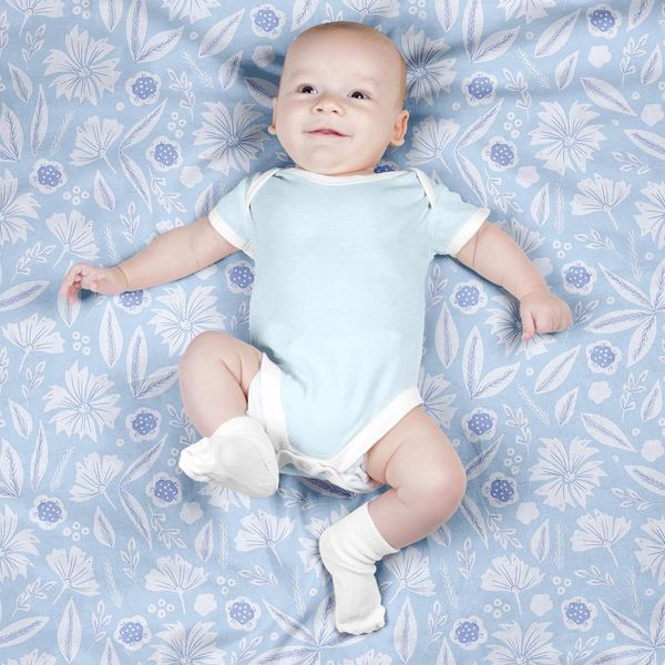 پارچه مخمل پورشه طرح گل و برگ کد 5012397