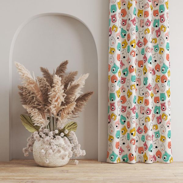 پارچه مخمل روتختی طرح گل و برگ کد 5012403