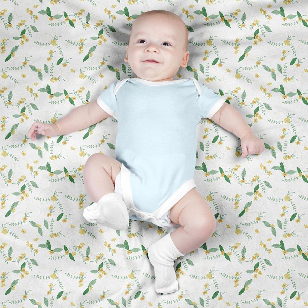 خرید آنلاین پارچه مخمل پارچه باما طرح گل و برگ کد 5012412