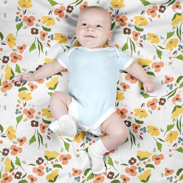 پارچه مخمل پورشه طرح گل و برگ کد 5012429