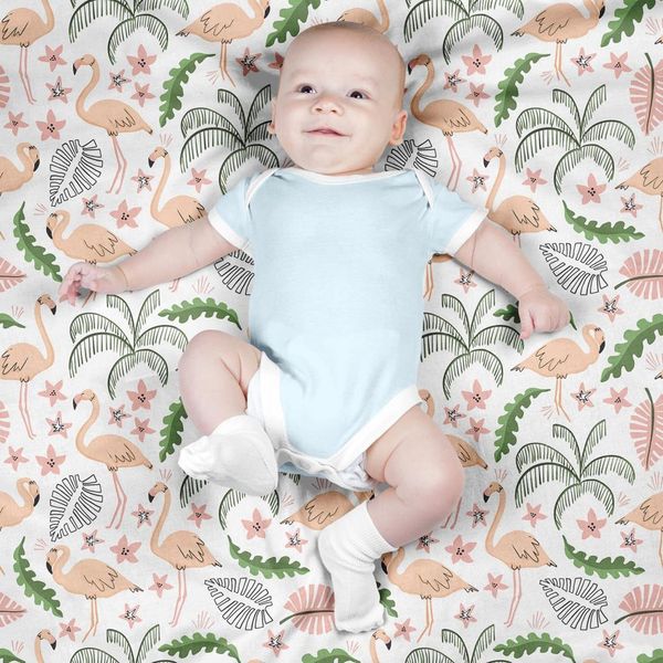 پارچه مخمل روبالشی طرح گل و برگ کد 5012466