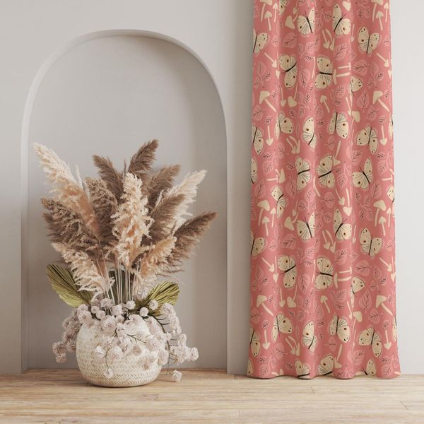 پارچه مخمل طرح گل و برگ کد 5012484