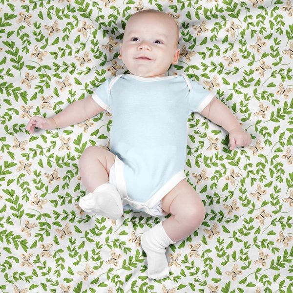 پارچه مخمل روبالشی طرح گل و برگ کد 5012486