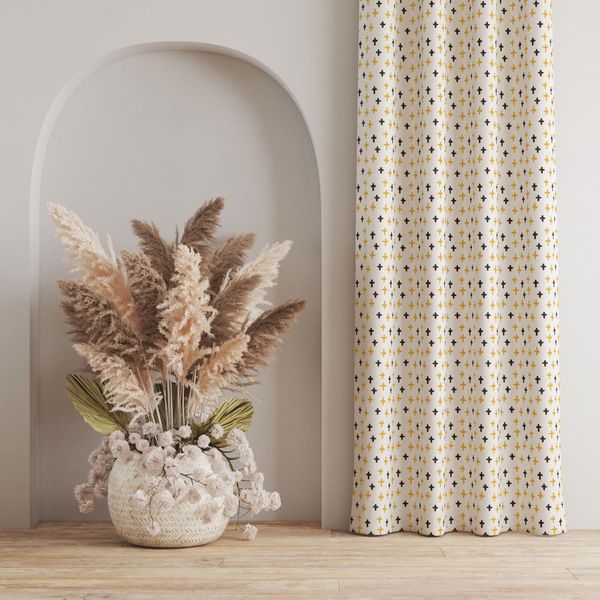 پارچه مخمل طرح گل و برگ کد 5012488