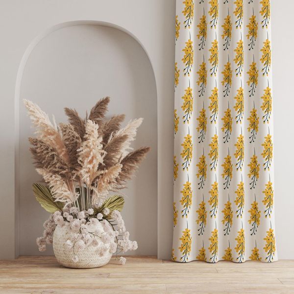 پارچه مخمل طرح گل و برگ کد 5012496