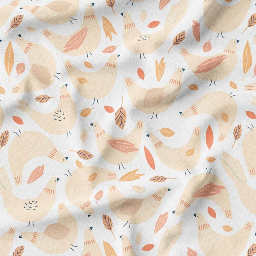 خرید اینترنتی پارچه مخمل روتختی پارچه باما طرح گل و برگ کد 5012499