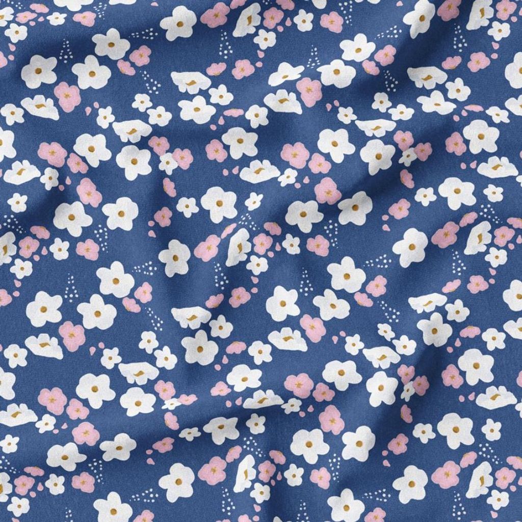 خرید اینترنتی پارچه مخمل پورشه پارچه باما طرح گل و برگ کد 5012505