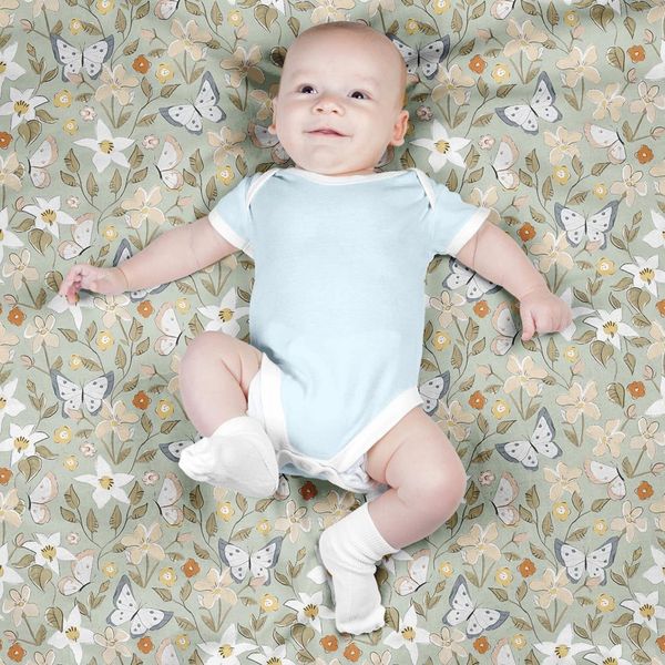 پارچه مخمل روبالشی طرح گل و برگ کد 5012510