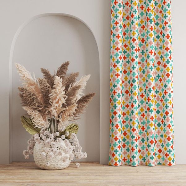 پارچه مخمل پورشه طرح گل و برگ کد 5012517