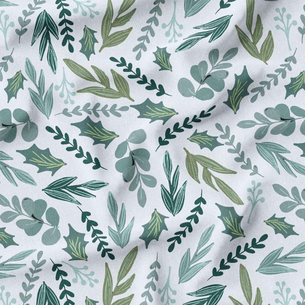 خرید اینترنتی پارچه مخمل پارچه باما طرح گل و برگ کد 5012520