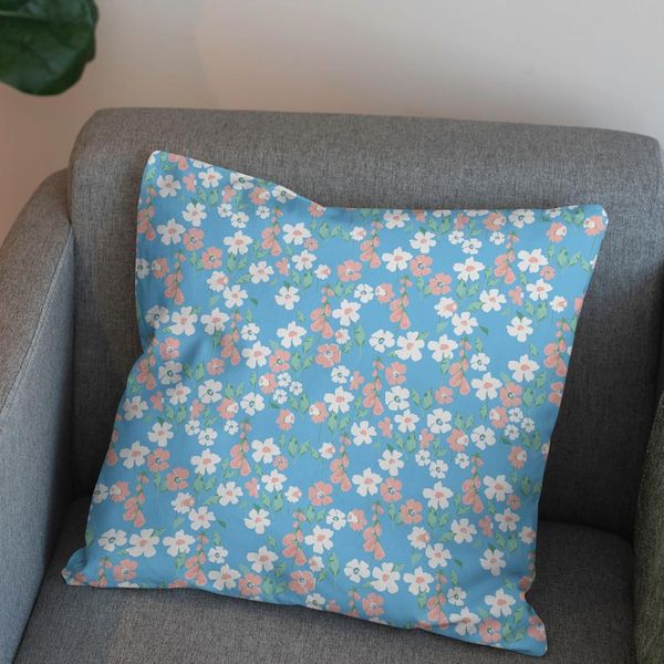 پارچه مخمل طرح گل و برگ کد 5012524