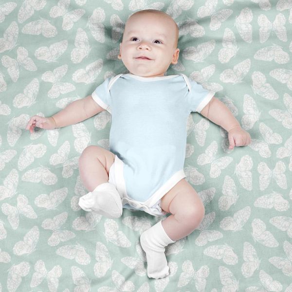 پارچه مخمل روبالشی طرح گل و برگ کد 5012526