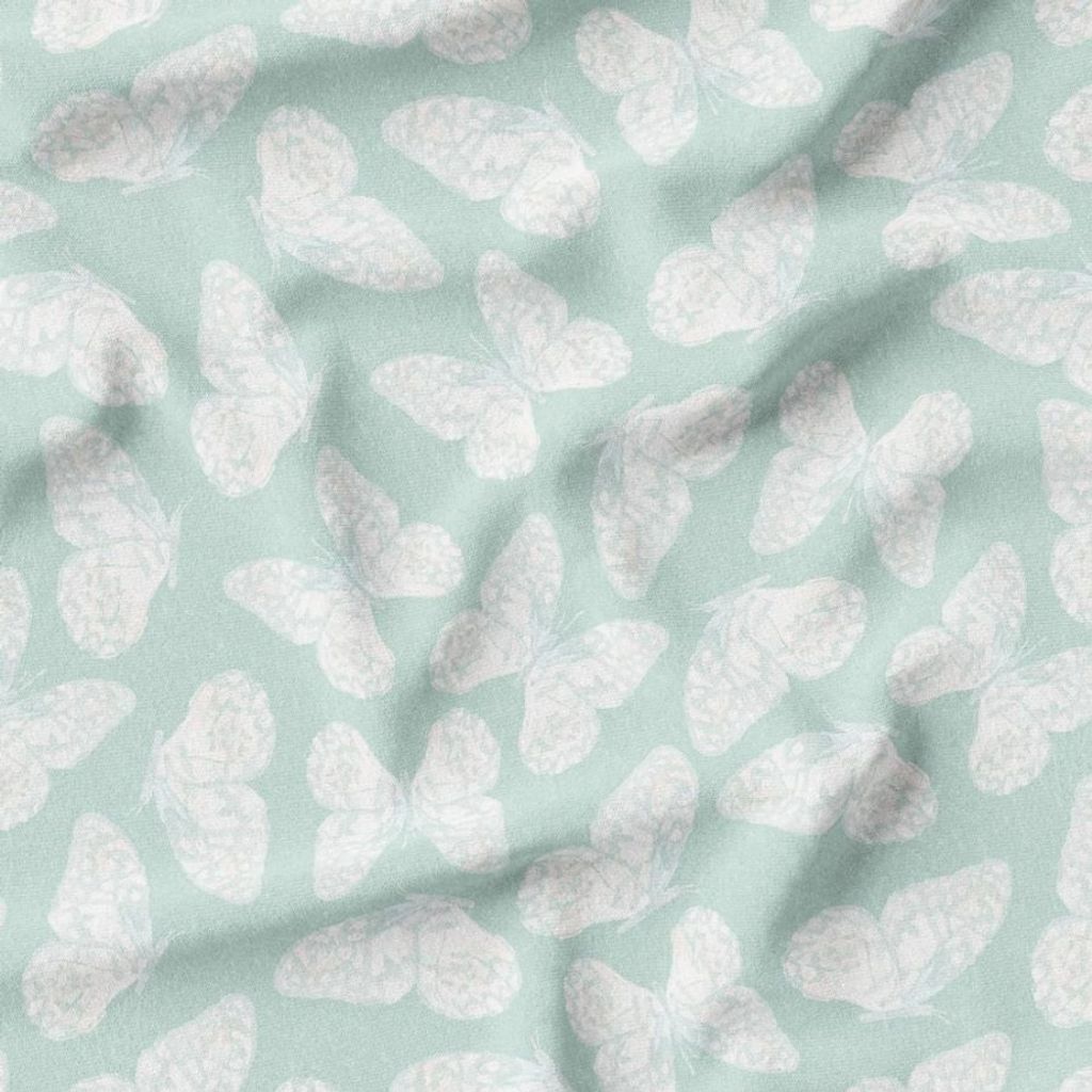 فروش اینترنتی پارچه مخمل روبالشی پارچه باما طرح گل و برگ کد 5012526