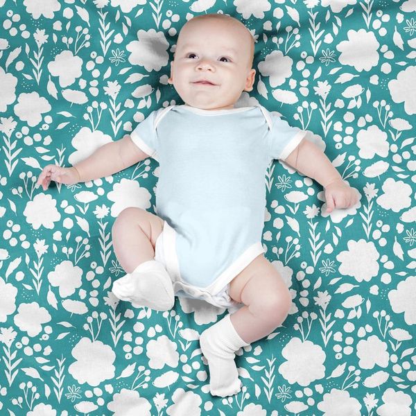 پارچه مخمل طرح گل و برگ کد 5012540