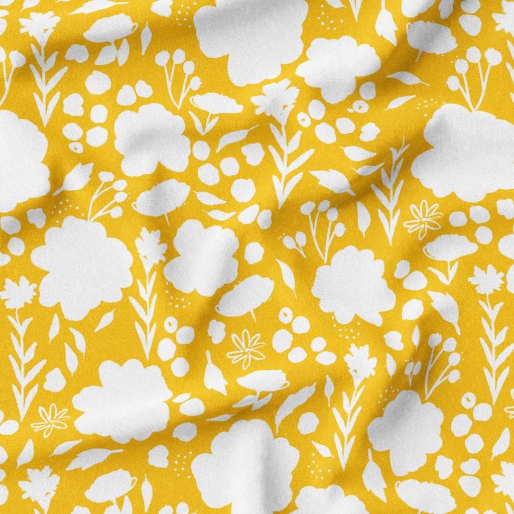 خرید اینترنتی پارچه مخمل پورشه پارچه باما طرح گل و برگ کد 5012541