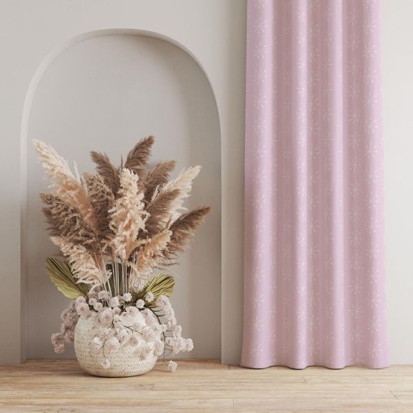 پارچه مخمل روبالشی طرح گل و برگ کد 5012546