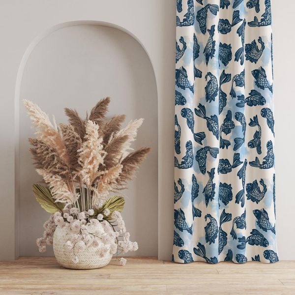 پارچه مخمل طرح گل و برگ کد 5012552