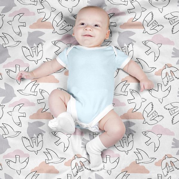 پارچه مخمل روبالشی طرح گل و برگ کد 5012558