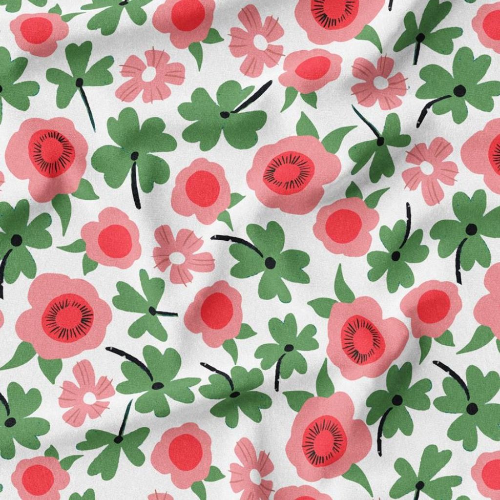 فروش اینترنتی پارچه مخمل پورشه پارچه باما طرح گل و برگ کد 5012573