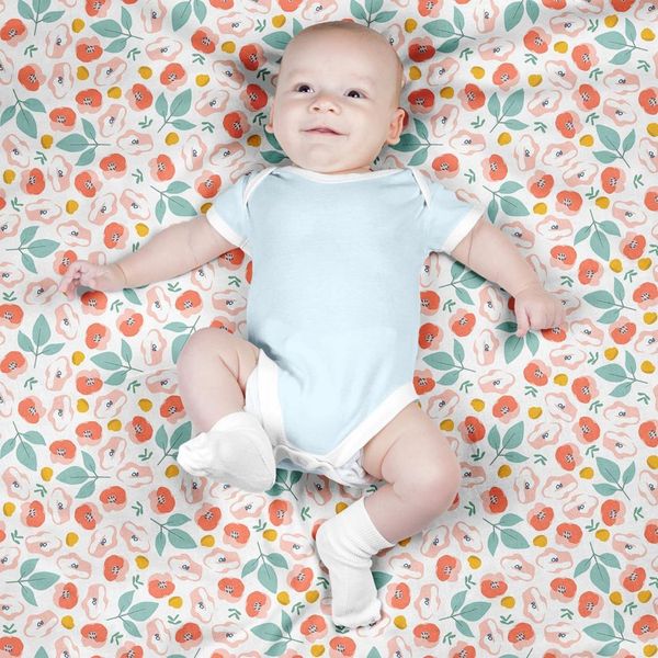 پارچه مخمل روبالشی طرح گل و برگ کد 5012578