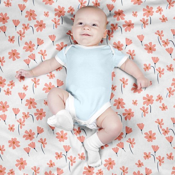 پارچه مخمل طرح گل و برگ کد 5012584