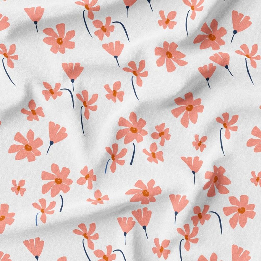 خرید آنلاین پارچه مخمل پارچه باما طرح گل و برگ کد 5012584