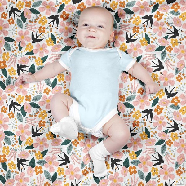 پارچه مخمل پورشه طرح گل و برگ کد 5012585