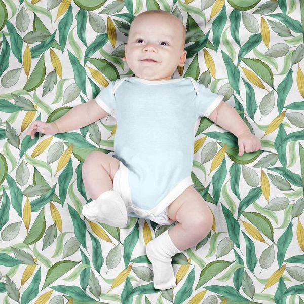 پارچه مخمل طرح گل و برگ کد 5012588