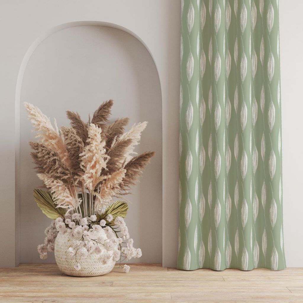 خرید آنلاین پارچه مخمل پارچه باما طرح گل و برگ کد 5012596